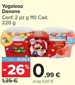 Carrefour Market Yogoloso Danone offerta