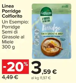 Carrefour Market Linea Porridge Colfiorito offerta