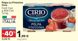 Carrefour Market Polpa La Finissima Cirio offerta
