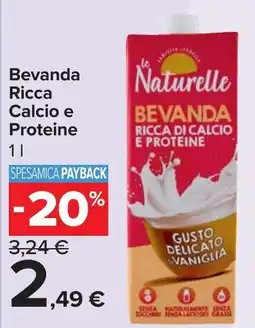 Carrefour Market Bevanda Ricca Calcio e Proteine offerta