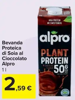 Carrefour Market Bevanda Proteica di Soia al Cioccolato Alpro offerta