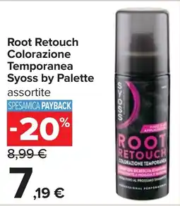 Carrefour Root Retouch Colorazione Temporanea Syoss by Palette offerta
