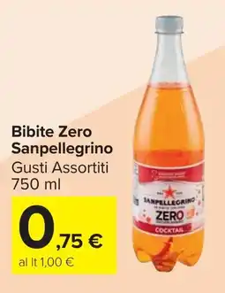 Carrefour Market Bibite Zero Sanpellegrino offerta