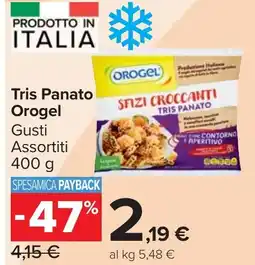 Carrefour Market Tris Panato Orogel offerta