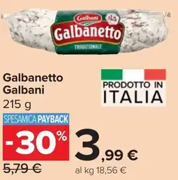 Carrefour Market Galbanetto Galbani offerta