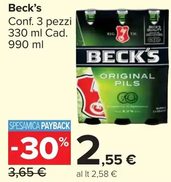 Carrefour Market Beck's offerta