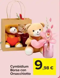 Carrefour Market Cymbidium Borsa con Orsacchiotto offerta