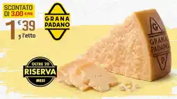 Supermercati Dok Scontato di grana padano offerta