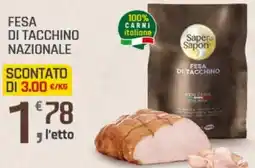 Supermercati Dok Fesa di tacchino nazionale offerta