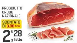 Supermercati Dok Prosciutto crudo nazionale offerta