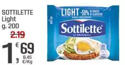 Supermercati Dok SOTTILETTE Light offerta