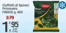 Supermercati Dok Ciuffetti di Spinaci Primavera FINDUS offerta