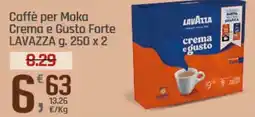 Supermercati Dok Caffè per Moka Crema e Gusto Forte LAVAZZA offerta