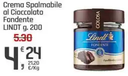 Supermercati Dok Crema Spalmabile al Cioccolato Fondente LINDT offerta