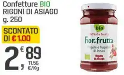 Supermercati Dok Confetture BIO RIGONI DI ASIAGO offerta