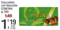 Supermercati Dok Cioccolato con Nocciole CONFINA offerta