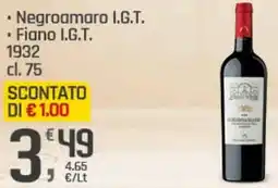 Supermercati Dok Negroamaro I.G.T. Fiano I.G.T. 1932 offerta