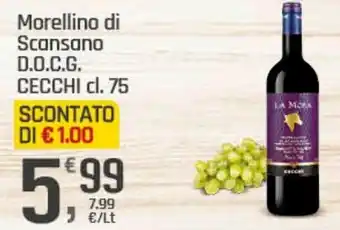 Supermercati Dok Morellino di Scansano D.O.C.G. CECCHI offerta
