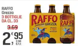 Supermercati Dok Raffo grezza 3 bottiglie offerta