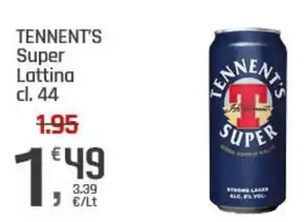 Supermercati Dok TENNENT'S Super Lattina offerta