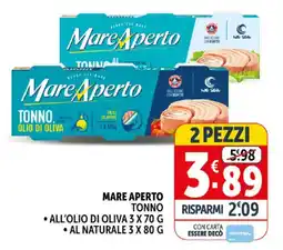 Deco Supermercati Mare aperto tonno offerta