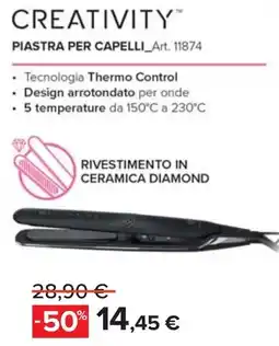 Carrefour BELLISSIMA CREATIVITY PIASTRA PER CAPELLI_Art. 11874 offerta
