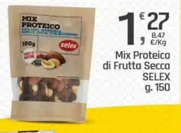 Supermercati Dok Mix Proteico di Frutta Secca SELEX offerta