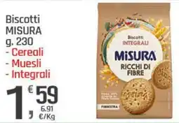 Supermercati Dok Biscotti MISURA offerta