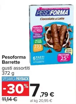 Carrefour Pesoforma Barrette offerta