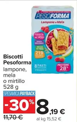 Carrefour Biscotti Pesoforma offerta