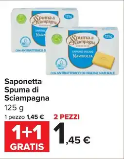 Carrefour Saponetta Spuma di Sciampagna offerta