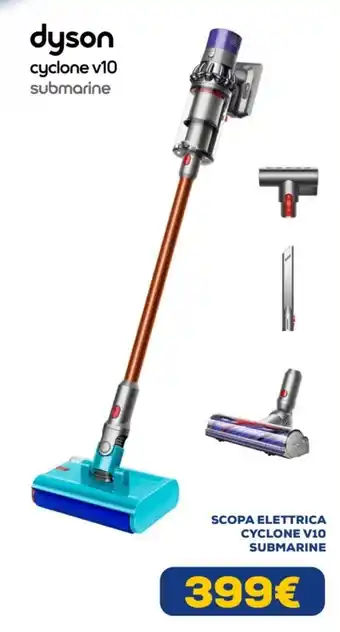 Dyson scopa elettrica cyclone V10 submarine