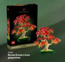 Euronics Lego Botanicals 10348 Bonsai di acero rosso giapponese offerta