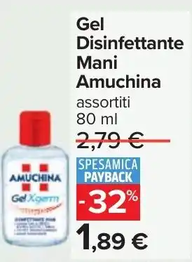 Gel Disinfettante Mani Amuchina