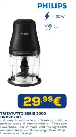 Euronics PHILIPS TRITATUTTO SERIE 3000 HR1501/00 offerta