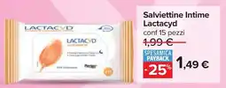 Carrefour Salviettine Intime Lactacyd offerta
