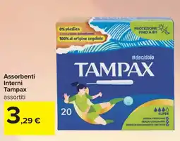 Carrefour Assorbenti Interni Tampax offerta