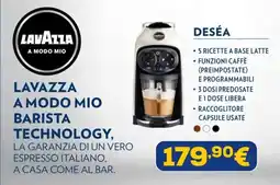 Euronics Lavazza deséa offerta