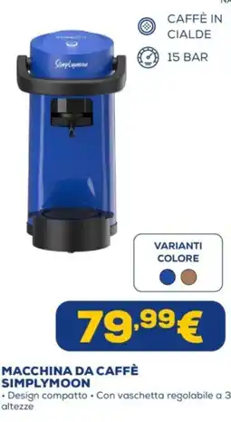 Euronics Caffè borbone macchina da caffè simplymoon offerta