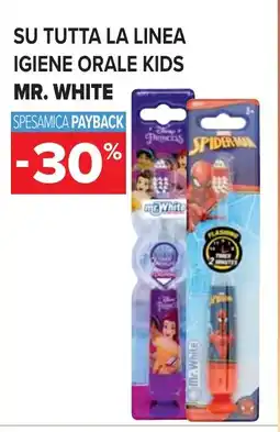 Carrefour Su tutta la linea igiene orale kids MR. WHITE offerta