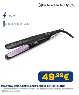Euronics Bellissima piastra per capelli ceramic & tourmaline offerta
