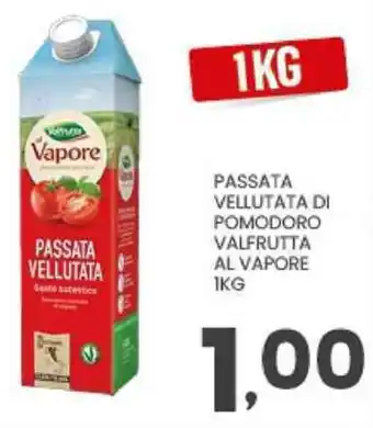 Passata vellutata di pomodoro valfrutta al vapore