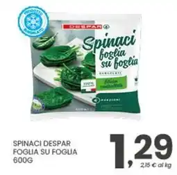 Despar Spinaci despar foglia su foglia offerta