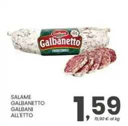 Despar Salame galbanetto galbani all'etto offerta