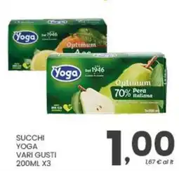 Despar Succhi YOGA offerta