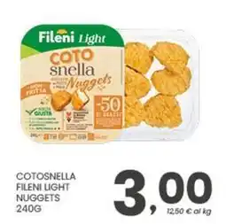 Despar Cotosnella fileni light nuggets offerta