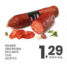 Despar Salame ventricina piccante clai all'etto offerta