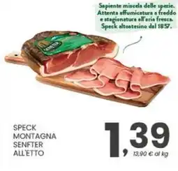 Despar Speck montagna senfter all'etto offerta