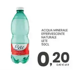 Despar Acqua minerale effervescente naturale LETE offerta