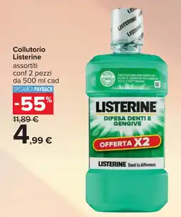 Carrefour Collutorio Listerine offerta